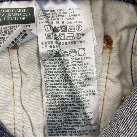 Levi’s Jeans Skinny Distress 501 Woman 26 New - Picture 7 of 8